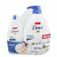 720g多芬沐浴露(深层滋润)+190g沐浴露