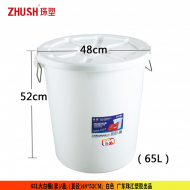 广东珠江65L大白桶（带盖）8