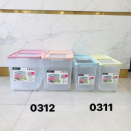 信用0311透明小号米桶24斤