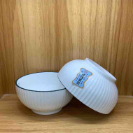 YSH转角爱高温绿线5.5寸典雅碗*8