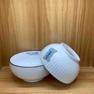 YSH转角爱高温绿线5寸典雅碗*10