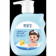 300g爱婴宝净护二合一浴露*蓝