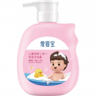 500g爱婴宝柔净二合一浴露*粉