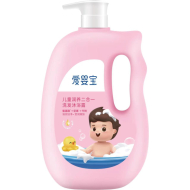 1.2L爱婴宝柔净二合一浴露*粉