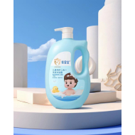 1.2L爱婴宝柔肌舒缓浴露*蓝