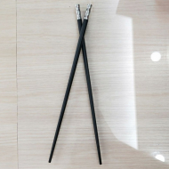 Y8801Y步步高升筷 雅黑 对