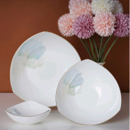 唐山骨瓷8寸三角盘