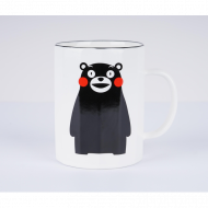亚光白釉棱形杯